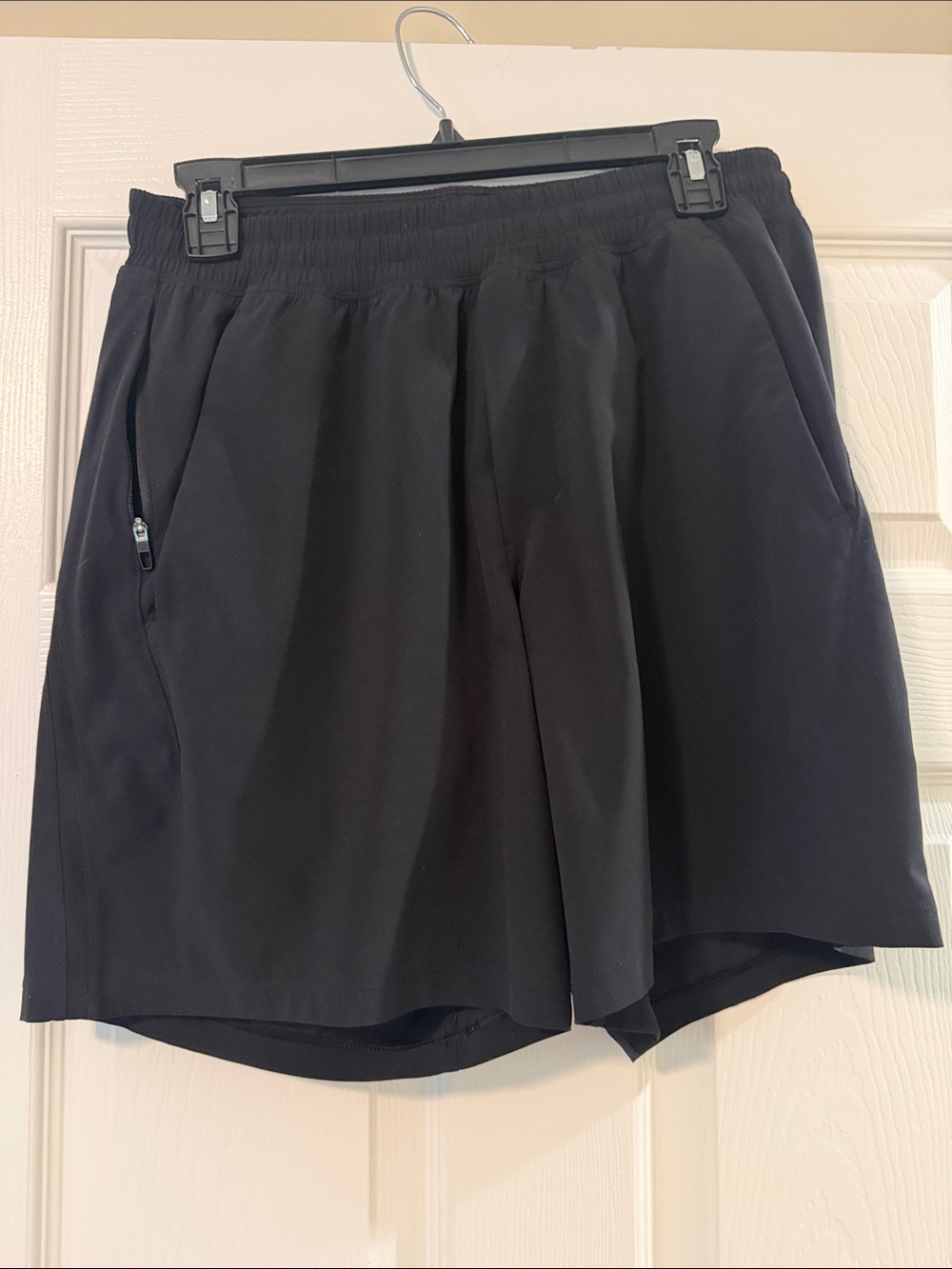 lululemon athletica Black Men's Athletic Shorts with Zip Pocket